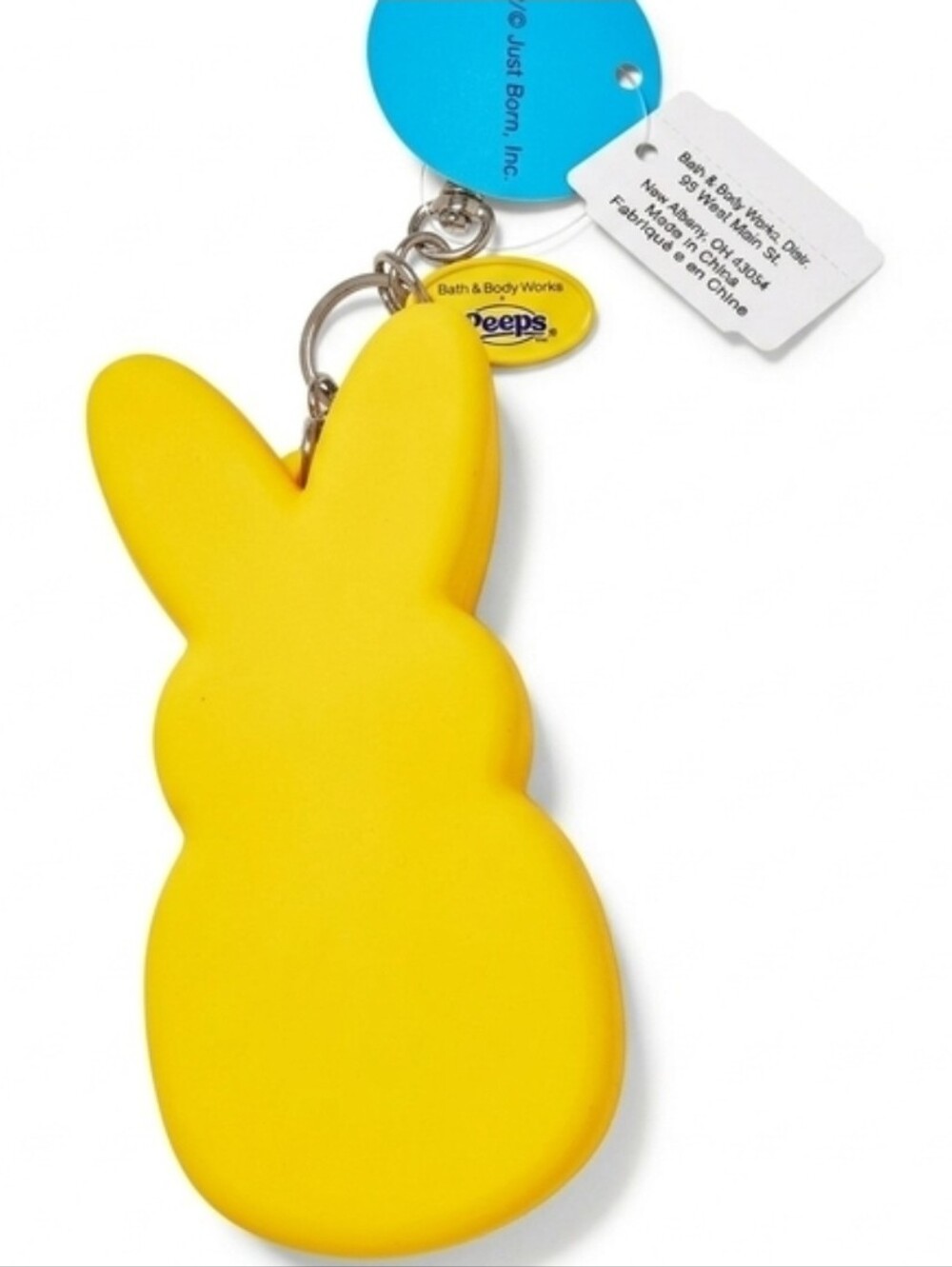 PEEPS X Bath & Body Works Bunny Keychain Pocketbac Holder SOLDOUT EVERYWHERE - Picture 3 of 7